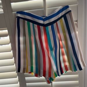 Alice + Olivia Multicolor Striped Shorts
